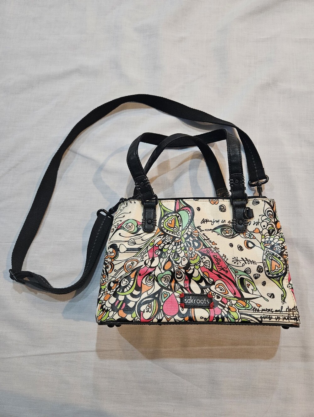 Sakroots Optic Songbird Crossbody Handbag